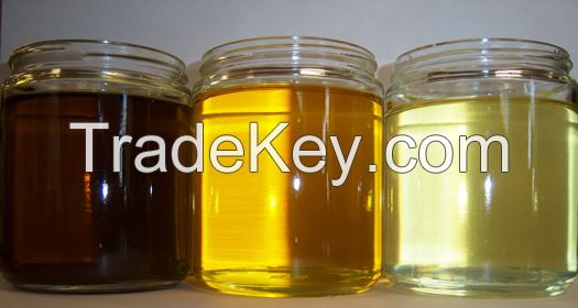 Crude and refined vegatable and seed oils