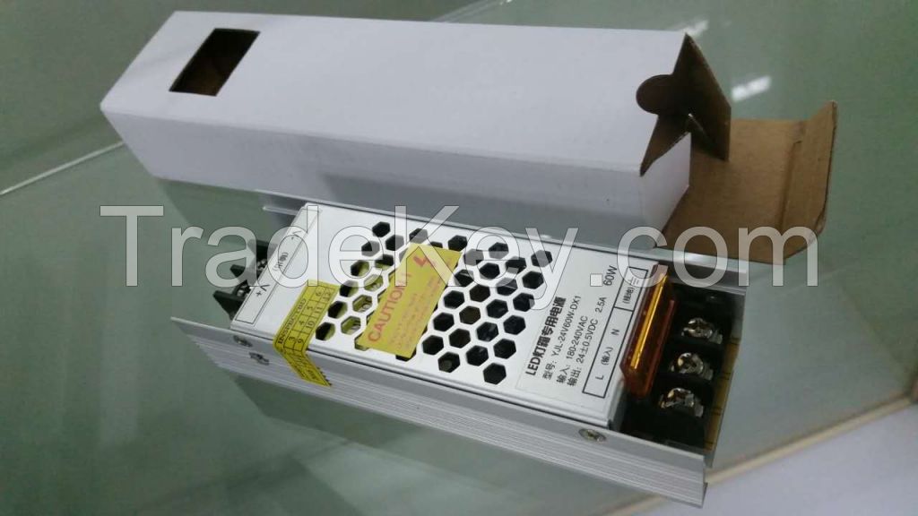 DX-24V-60W (Super-Thin) LED Switching Power Supply