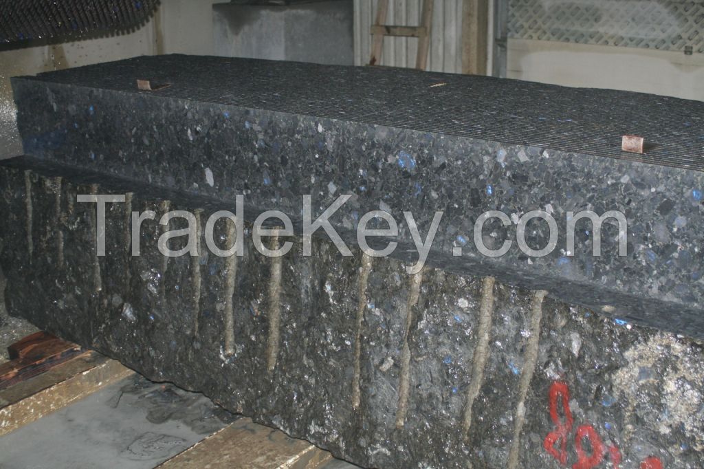 Blue Volga Granite Slabs