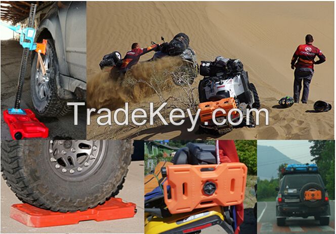 NEW truck parts Multi-functional jerry can used as sand track lift jack base 5 liter jerry can