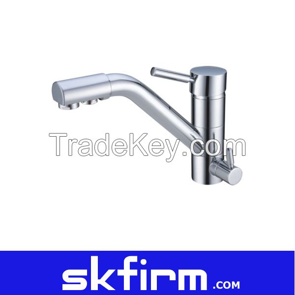 High Quality Kitchen Faucet Dual Handle Pure Water Faucet For Dringkin