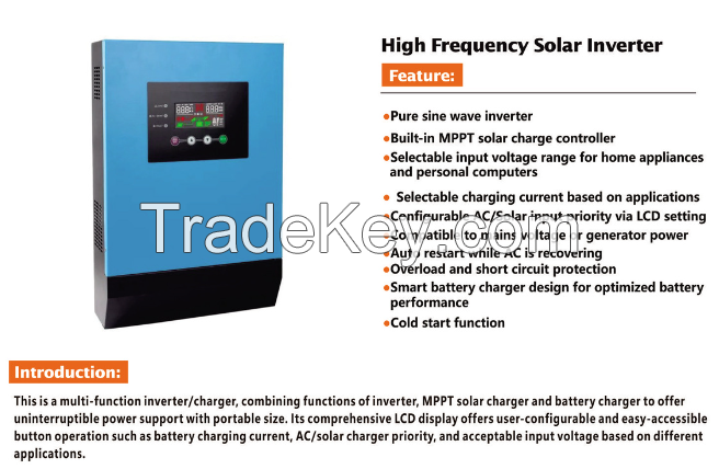 Solar Inverter PSW-3KW24 MPPT