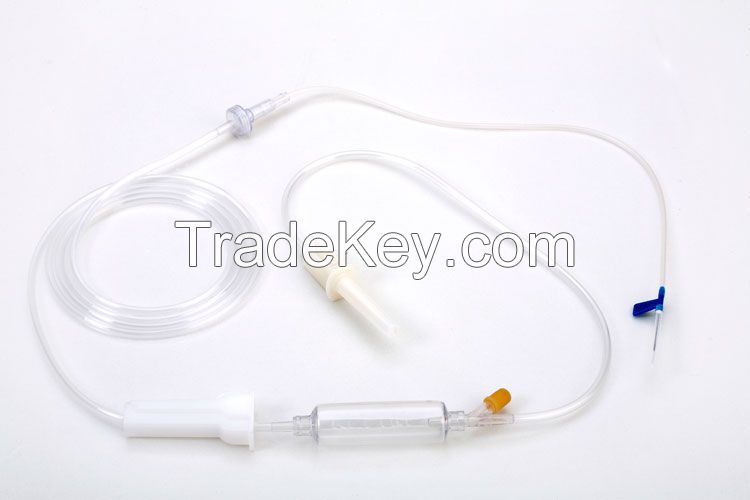 Disposable infusion set with needles