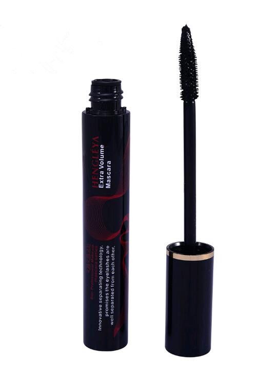 Black mascara with brush inside the tube