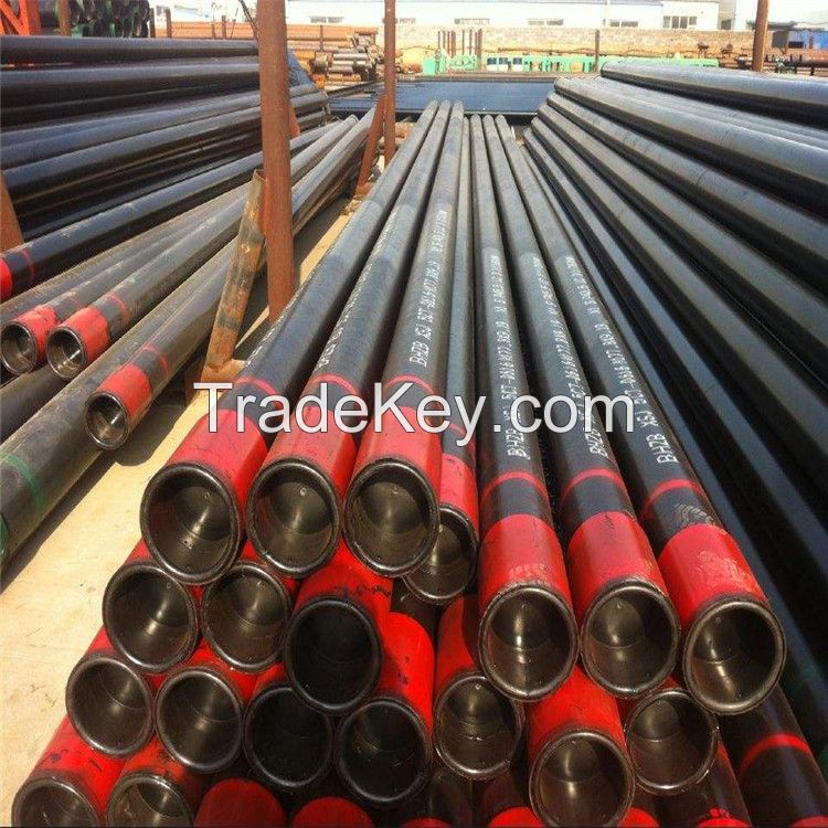 Oil drilling equipment seamless steel pipe/API 5CT petroleum casing steel J55 K55 N80 seamless in oilfield