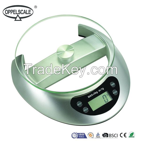 Electronic Digital Kitchen Scale Equipped With High Precision Strain Gauge