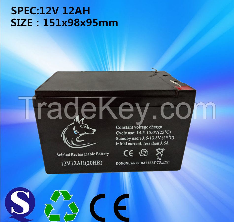 Cheapest Good Performance GEL Rechargeable Lead Acid Battery 12v 12ah