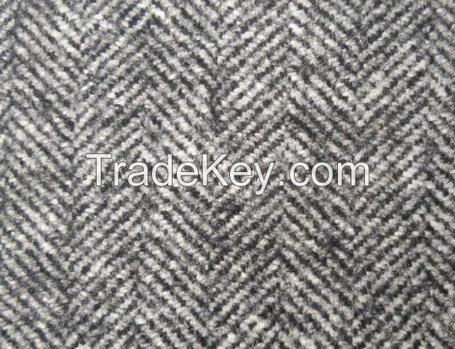 New style popular herringbone cash wool fabric 57%wool BS723005