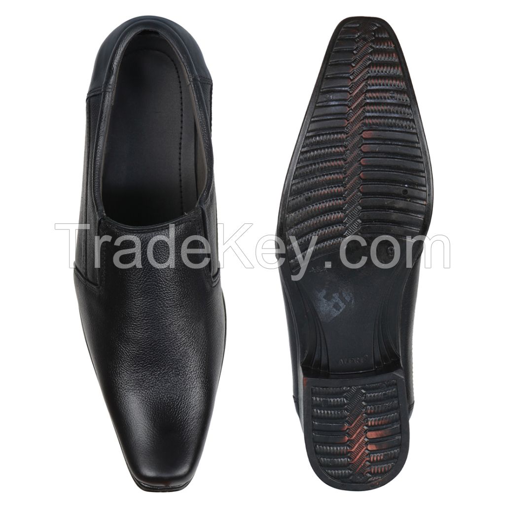 IZAPO Man's Black Formal without Laces  shoes