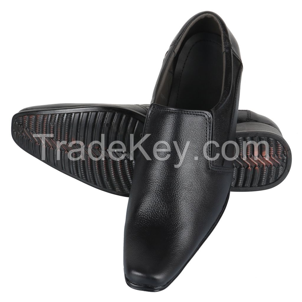 IZAPO Man's Black Formal without Laces  shoes