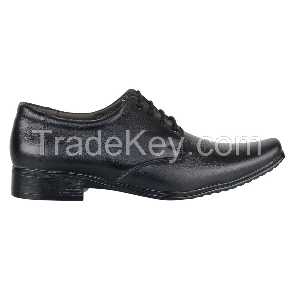 IZAPO Man's Black Formal with Laces Sharp shoes