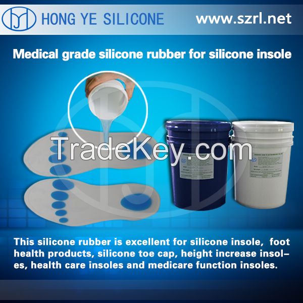 Medical Grade liquid silicone rubber for shoe insoles 