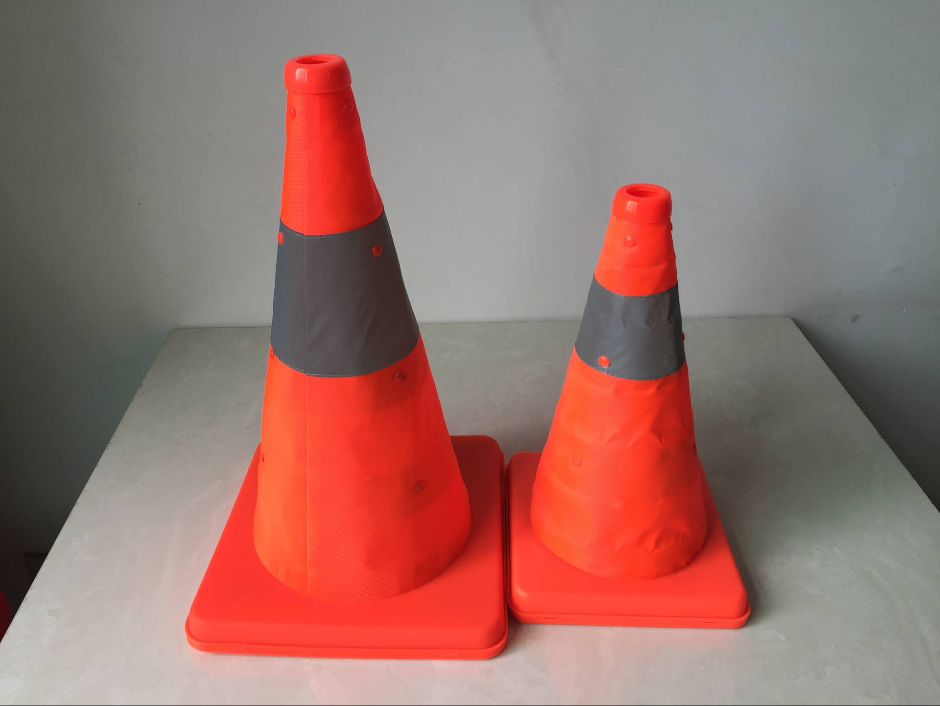 Pop Up Flexible Control Pp Folding Road Traffic Cone Pvc Cone