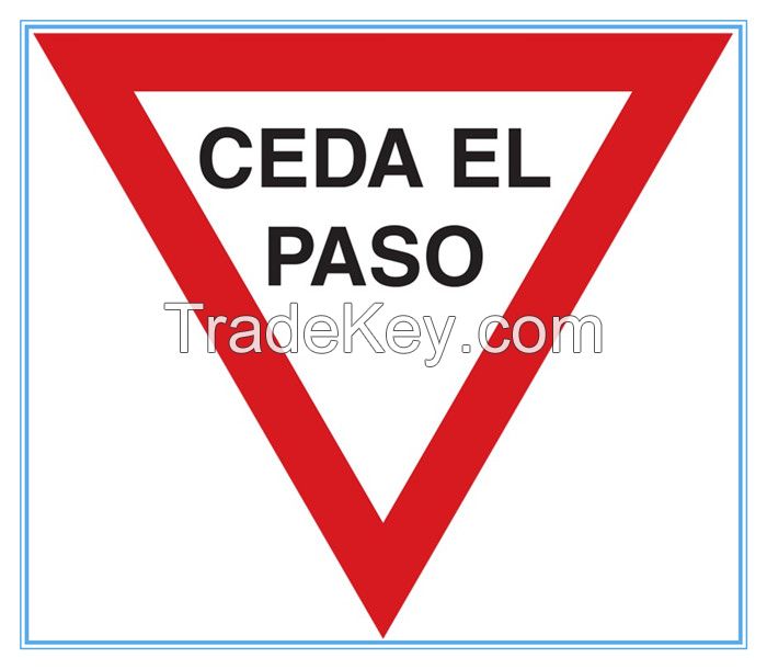 Argentina road traffic sign in Spanish, Argentina road traffic signal in Spanish