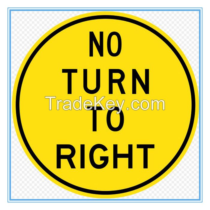 Australia road traffic no turning sign, Australia road traffic no turning signal