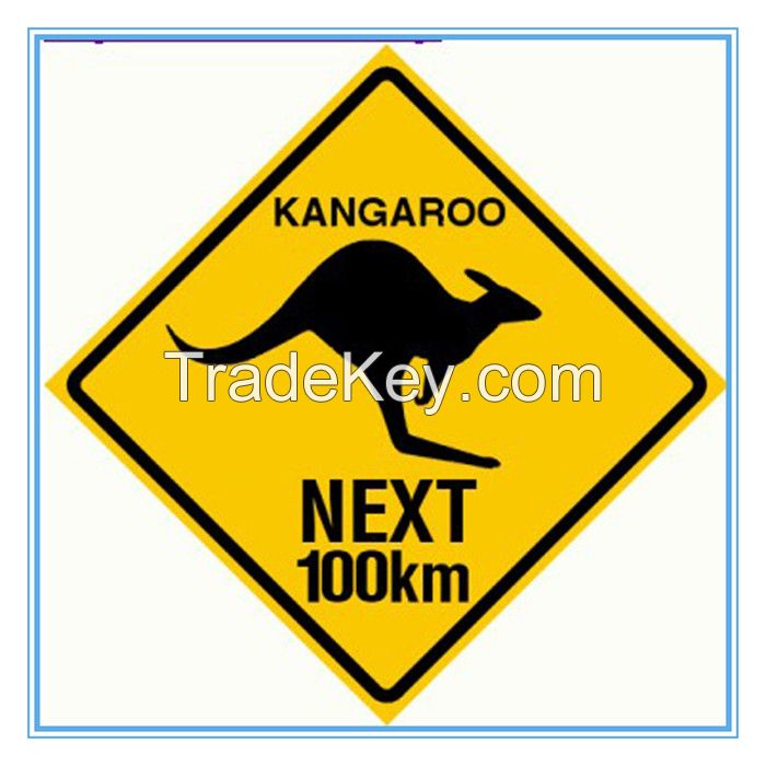 Australia road traffic animals ahead sign, Argentina road traffic animals ahead signal