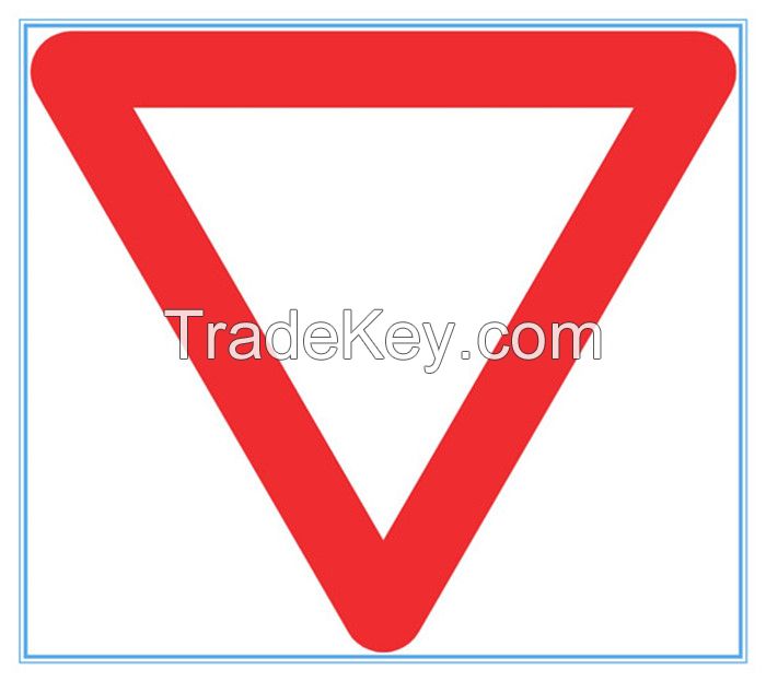 Brazil road traffic yield sign, Brazil road traffic yield signal