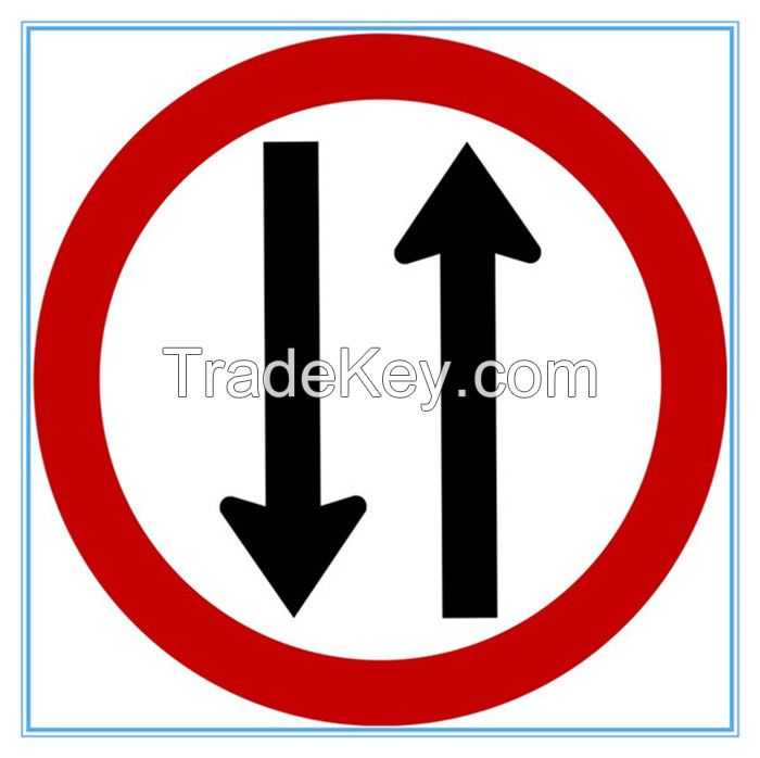 Brazil road traffic two-way sign, Botswana road traffic two-way signal