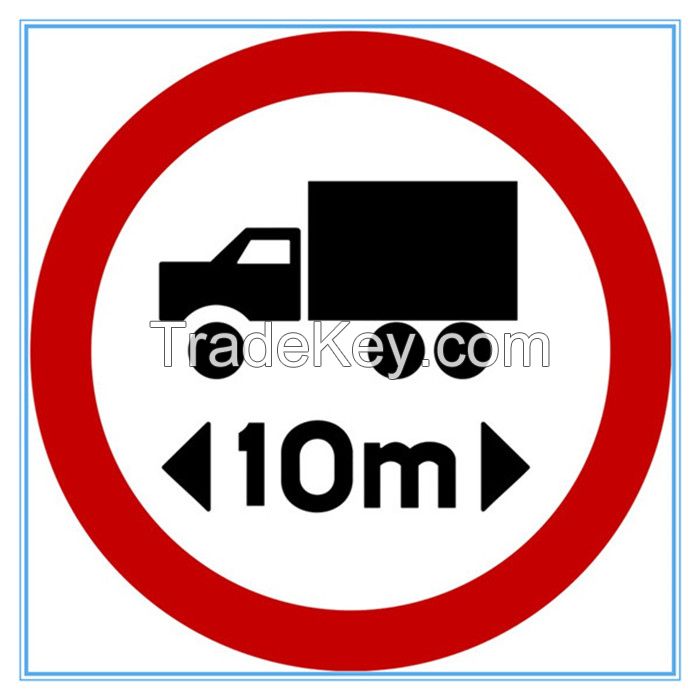 Brazil road traffic length limit sign, Botswana road traffic length limit signal