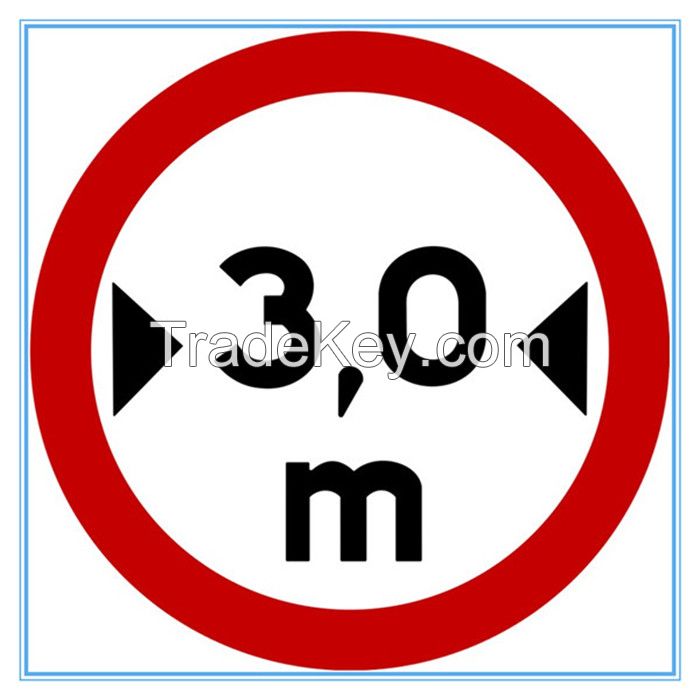 Brazil road traffic width limit sign, Botswana road traffic width limit signal