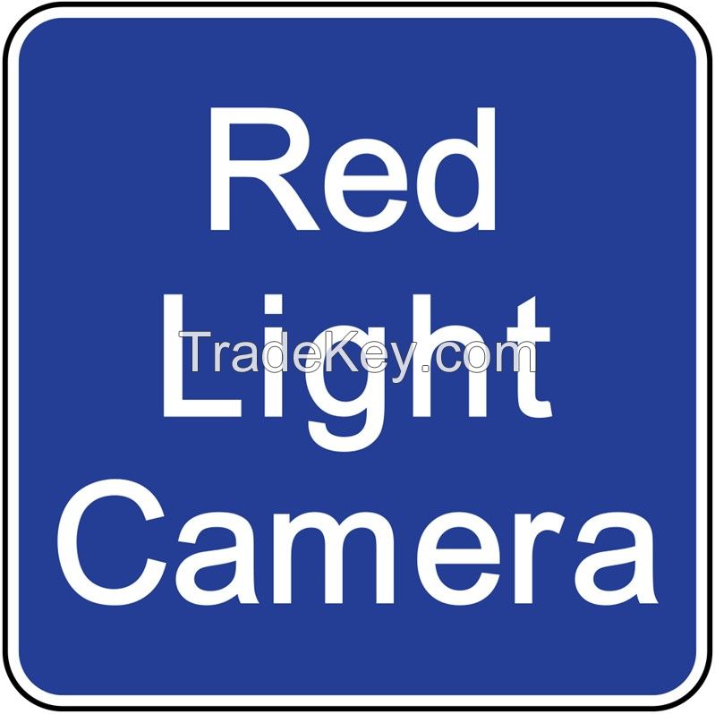 Brunei road traffic red light camera sign, Brunei road traffic red light camera signal