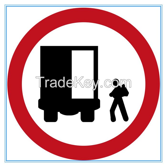 Colombia road traffic cargo loading  sign, Colombia road traffic cargo loading signal