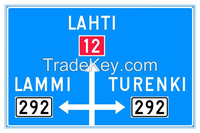 Brazil road traffic curve to right sign, Brazil road traffic curve to right signal