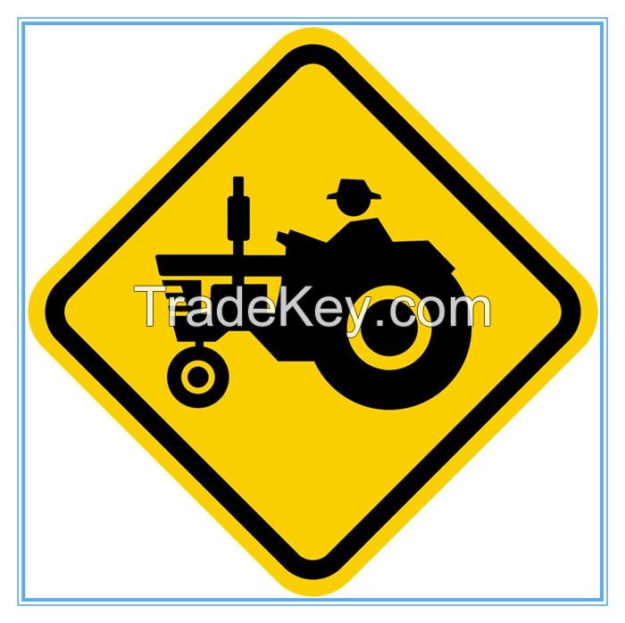 Colombia road traffic tractors and other agricultural vehicles sign, Colombia road traffic tractors and other agricultural vehicles signal