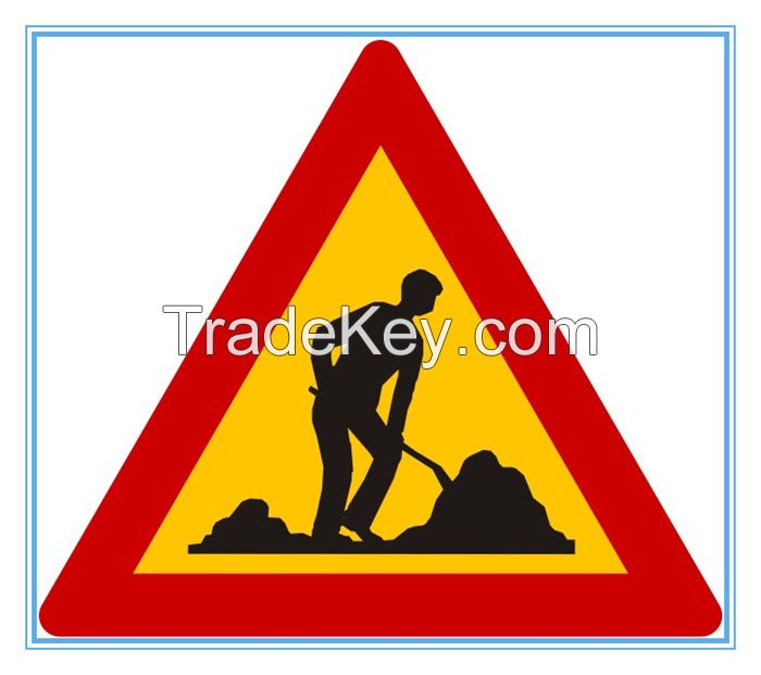 Greece road traffic warning sign, Greece road traffic warning signal