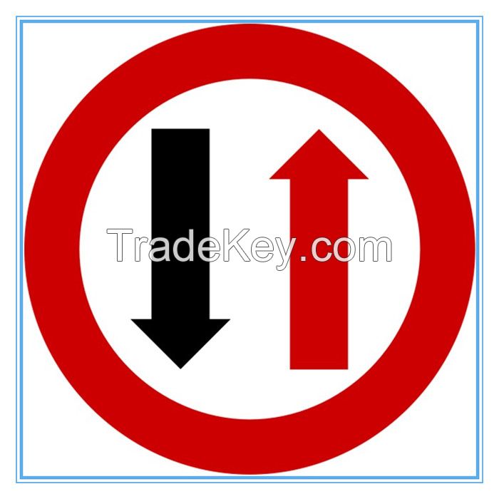 Greece road traffic priority for oncoming vehicles sign,Greece road traffic priority for oncoming vehicles signal