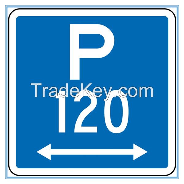 New Zealand road traffic parking sign, New Zealand road traffic parking signal