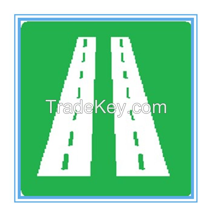 Iran road traffic expressway marker sign, Iran road traffic expressway marker signal