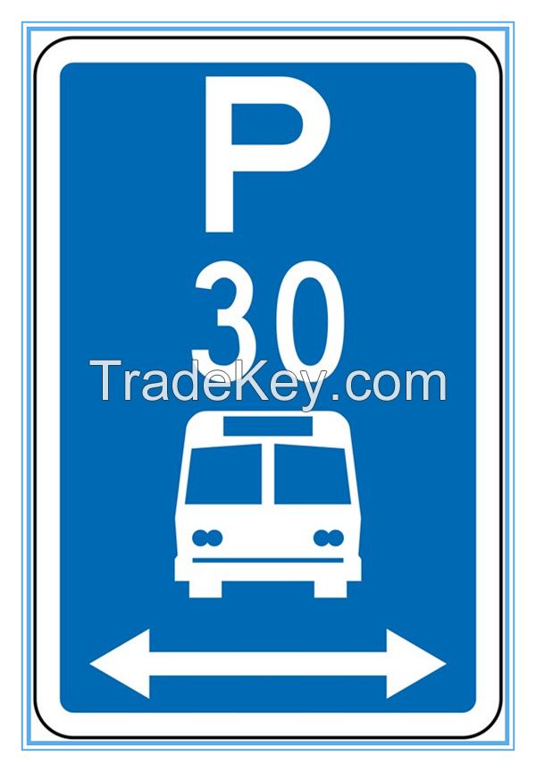 New Zealand road traffic class-restricted parking sign, New Zealand road traffic class-restricted parking signal