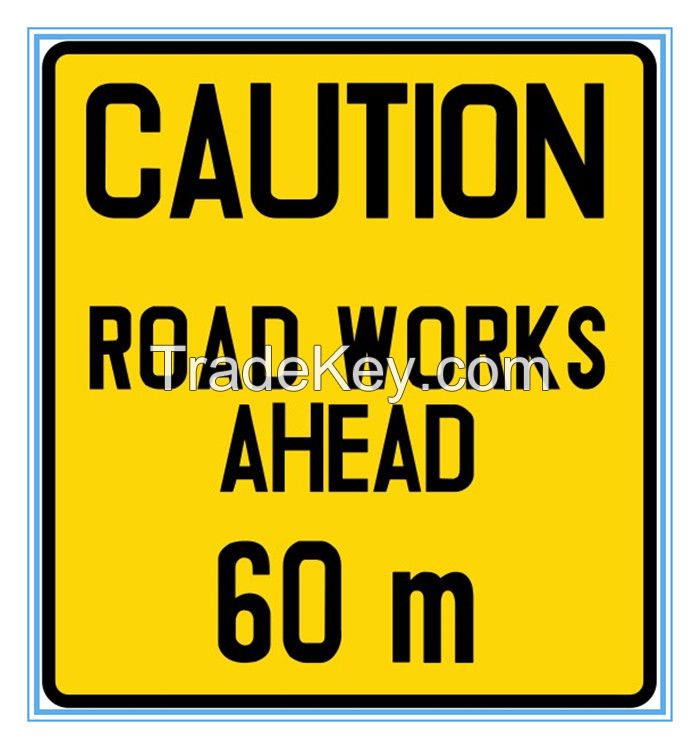 Singapore road traffic road work sign, Singapore road traffic road work signal