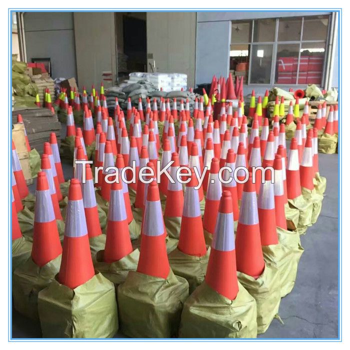 plastic flexible road cone, plastic flexible traffic cone