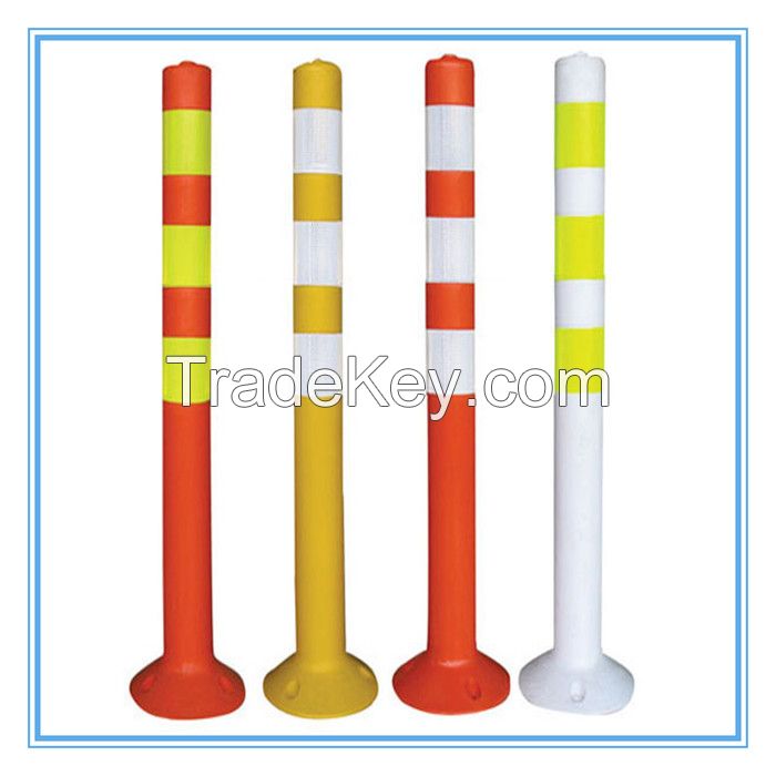PU flexible elastic warning posts, PU flexible elastic warning bollards