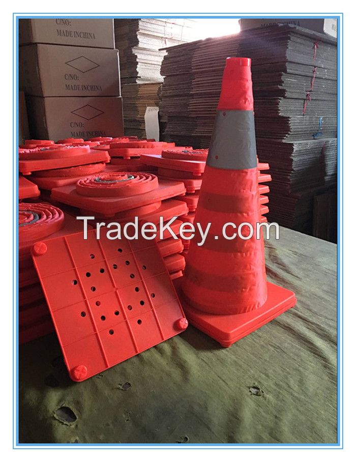 70cm pop up Flexible road Traffic Folding Cone