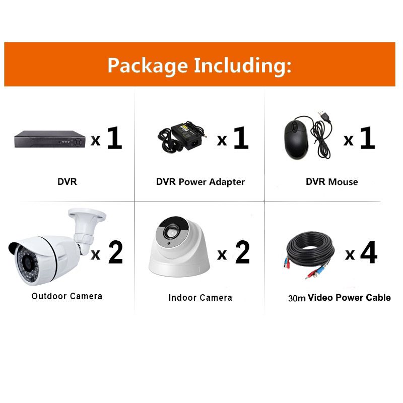 CCTV 16chs 2.0MP Camera AHD DVR System