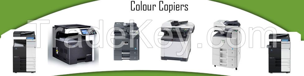 thermal fax machines,konica minolta color printers,binding machines,Xerox Machines,