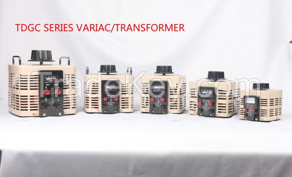 TDGC2 series contact type voltage Regulator, VARIAC