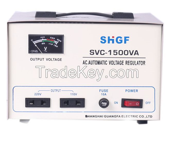 SVC/TND-1500VA series single phase voltage stabilizer