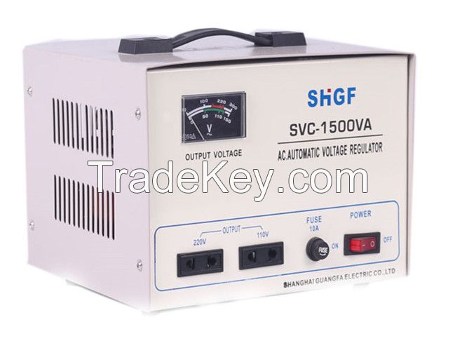 SVC/TND-1500VA series single phase voltage stabilizer