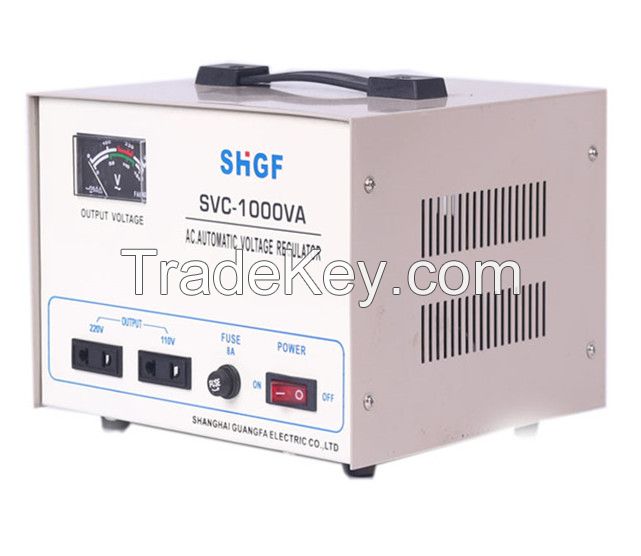 SVC/TND-1000VA series single phase voltage stabilizer