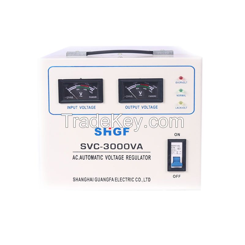 SVC/TND-3000VA series single phase voltage stabilizer