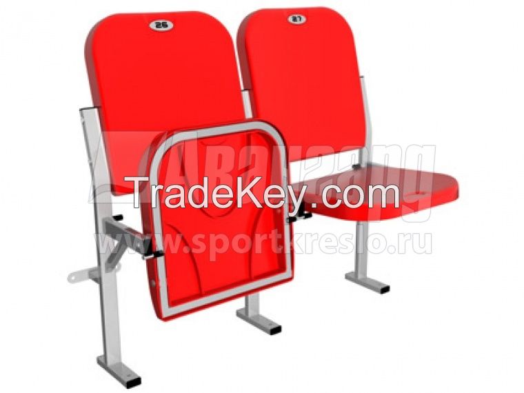 Tip-up stadium chair