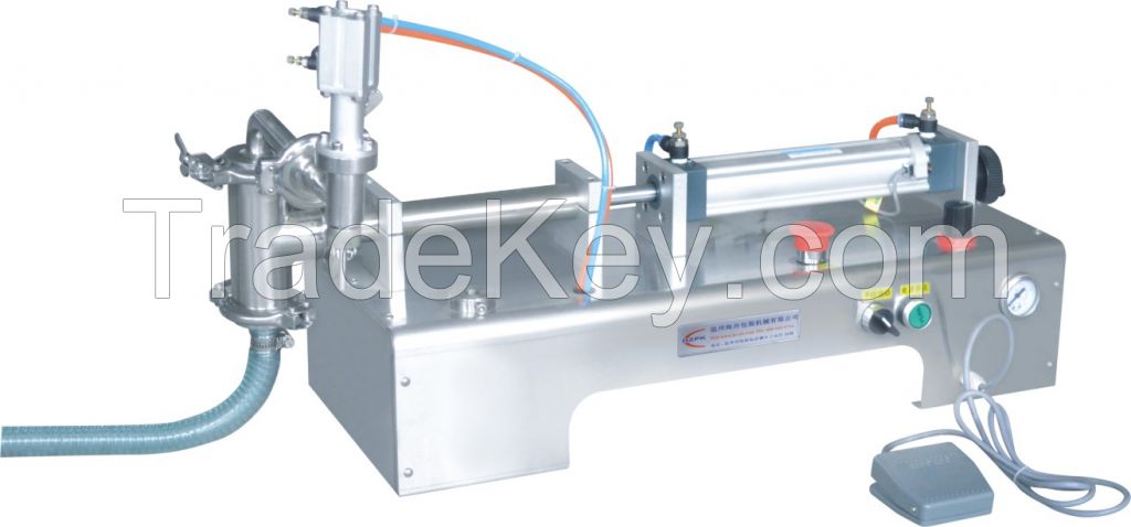 semi-automatic Horizontal single head liquid filling machine for medicine daily (G1WYD100-5000)