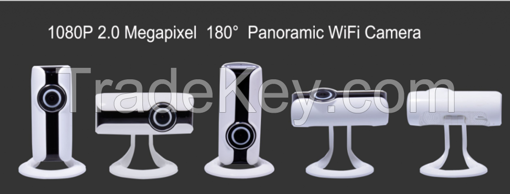 Most Popular 1080P 2.0 Megapixel 180-degree Panoramic fisheye ip camera 