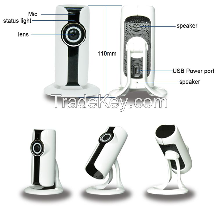 Most Popular 1080P 2.0 Megapixel 180-degree Panoramic fisheye ip camera