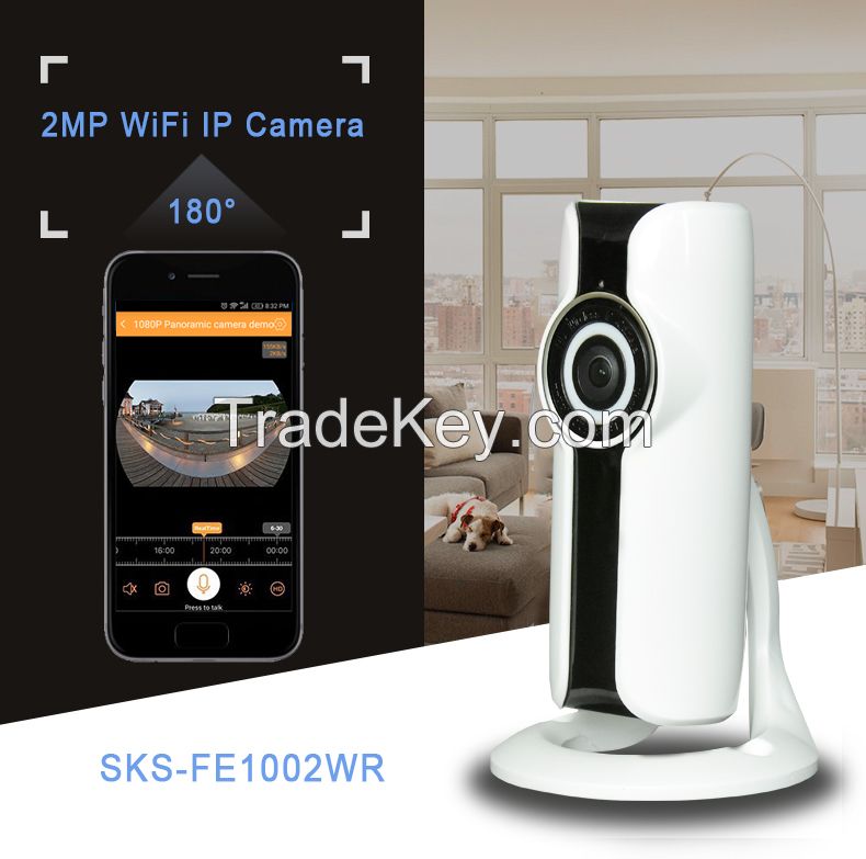  2.0 Megapixel 180-degree Panoramic fisheye ip camera Mini camera lens 2.5mm