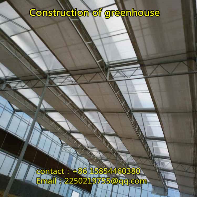 The construction of large multi-span greenhouse